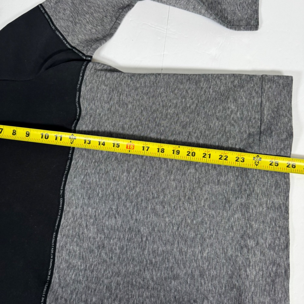Adidas Adicross Sweatshirt Mens Medium Black Grey Colorblock Crewneck - Picture 10 of 11